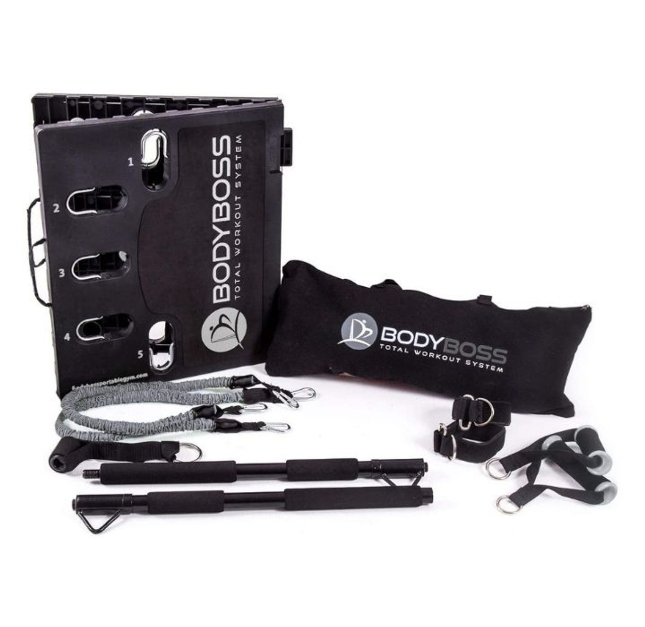 BodyBoss 2.0 Full Portable Home Gym Workout Package +